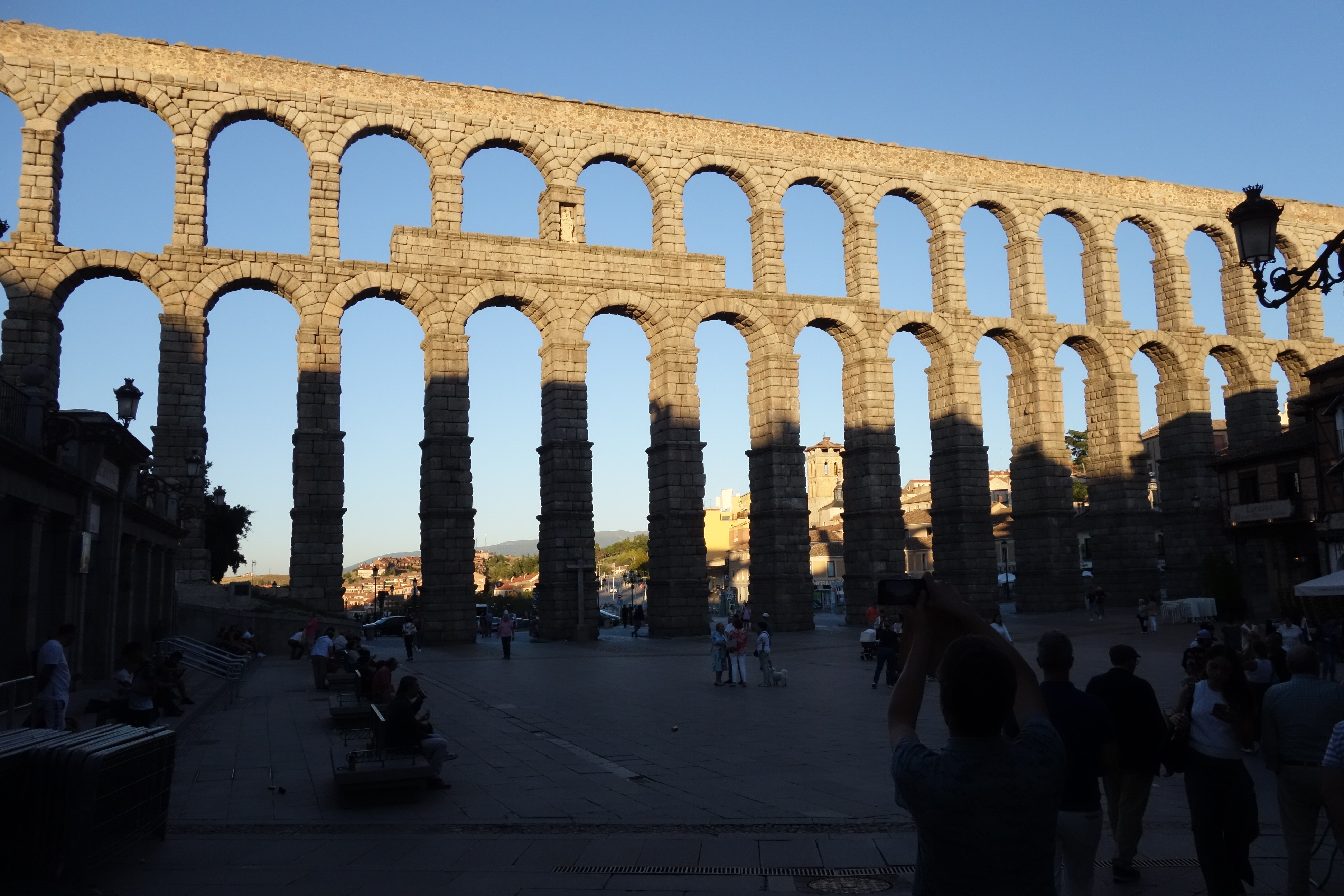 The aqueduct in Segovia