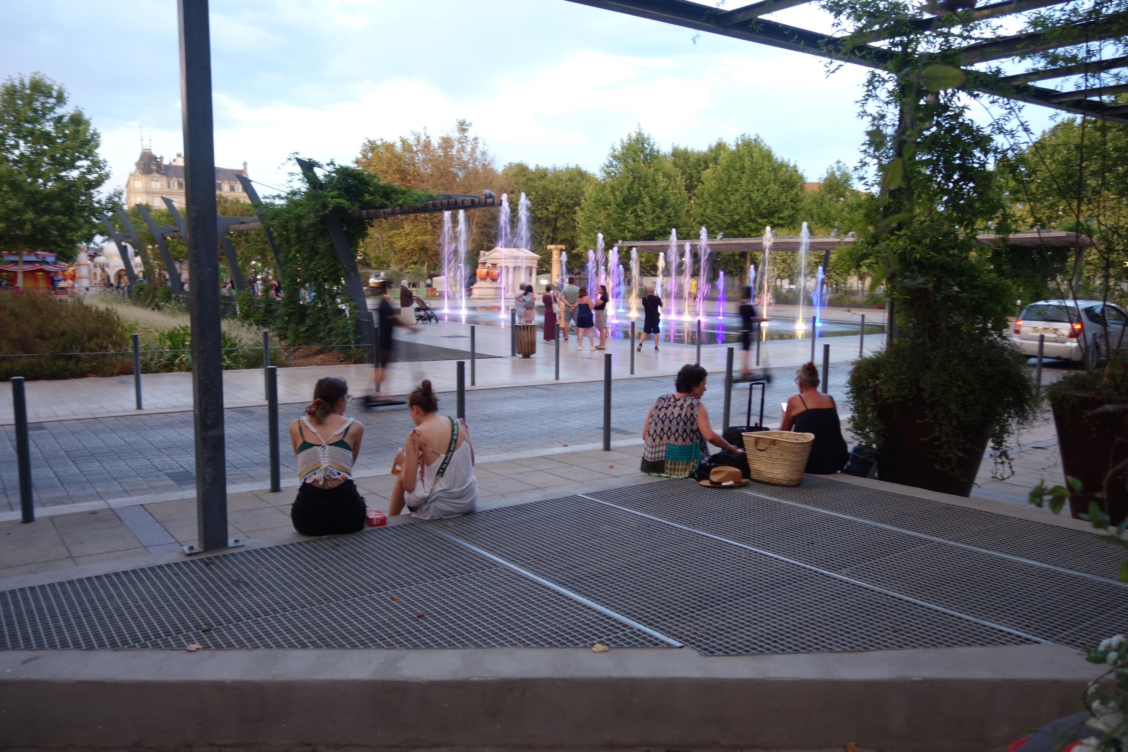 Wasserspiele in Béziers