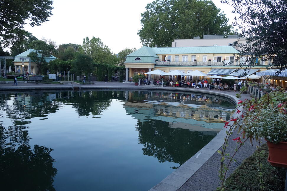 Das Schwimmbad in Bad Vöslau