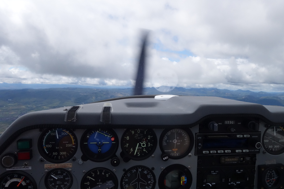 Low clouds over the West Carpathian mountain range